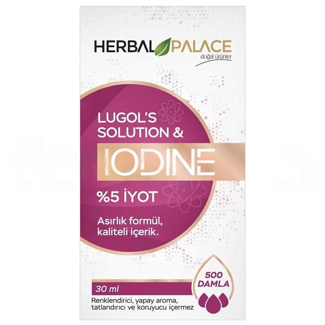 Herbal Palace Lugol's Solution İyot % 5 Damla 50 ml