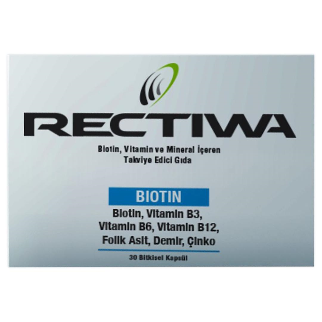 Rectiwa Biotin 30 Kapsül