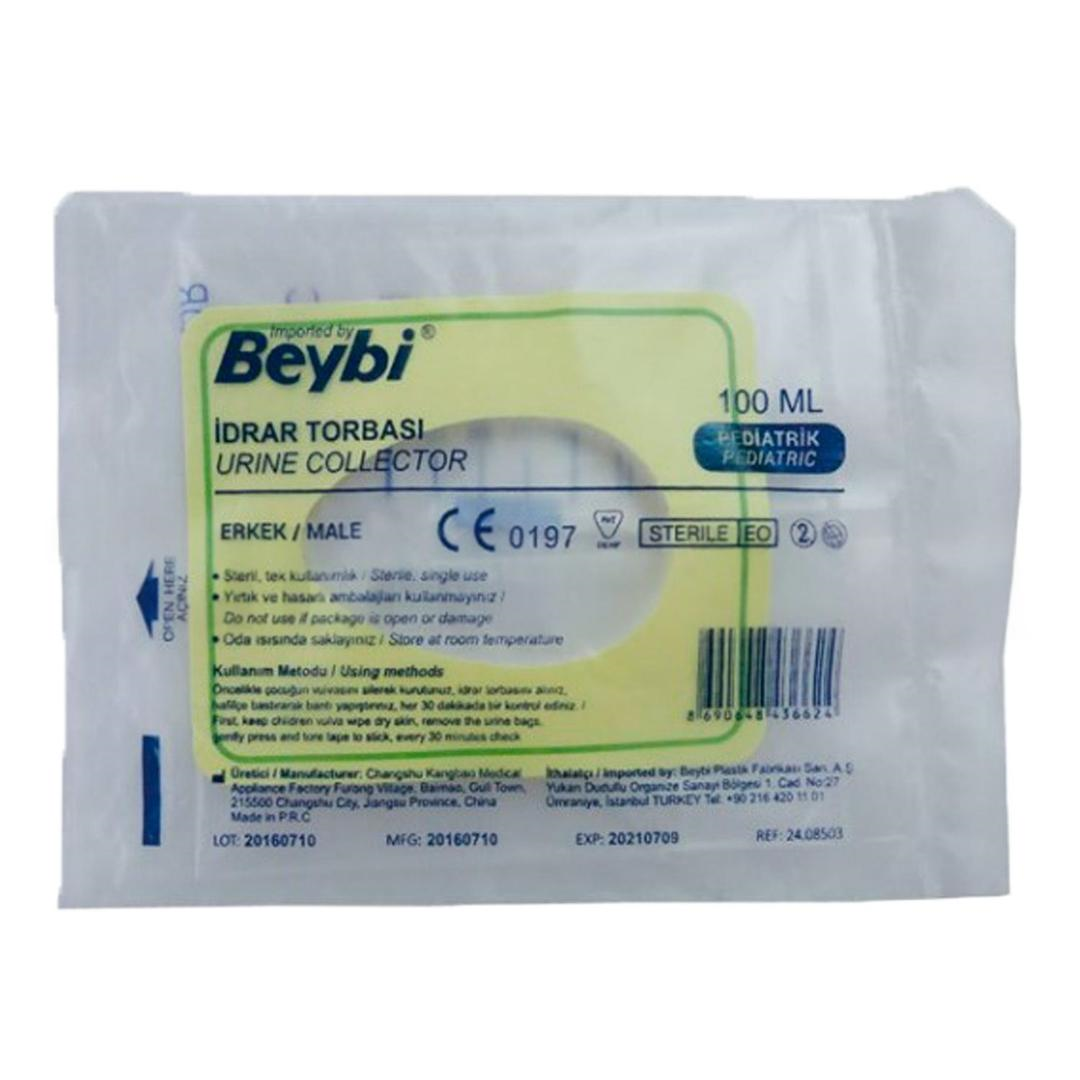 Beybi Pediatrik İdrar Torbası Steril Erkek 100 ml