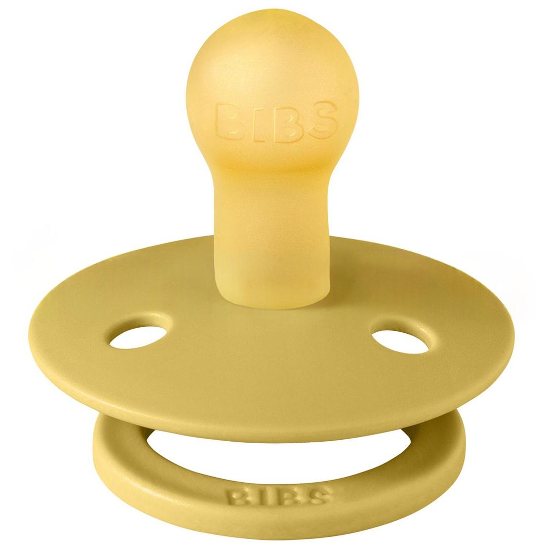 Bibs Colour Kauçuk 0-6 Ay Emzik - Mustard