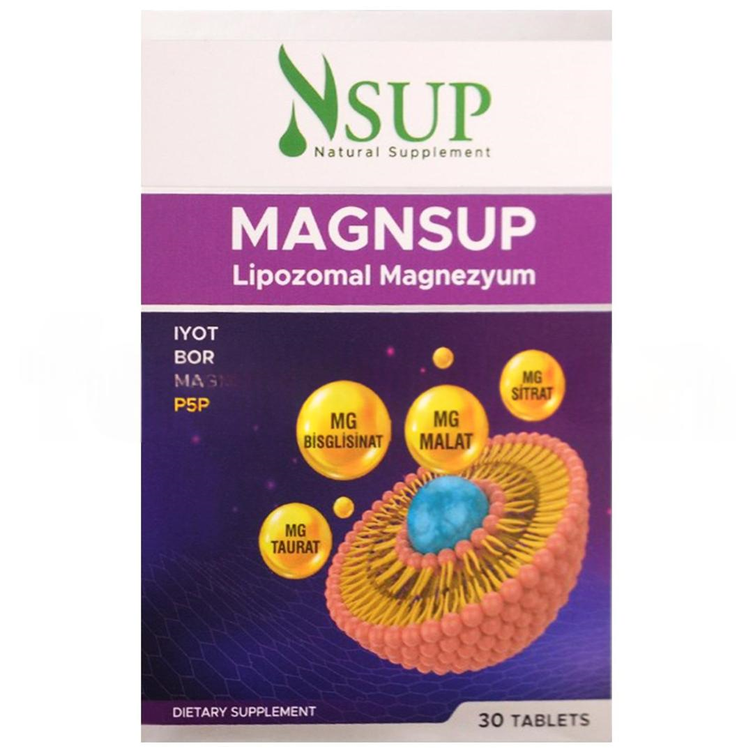 NSUP Magnsup Lipozomal Magnezyum 30 Tablet