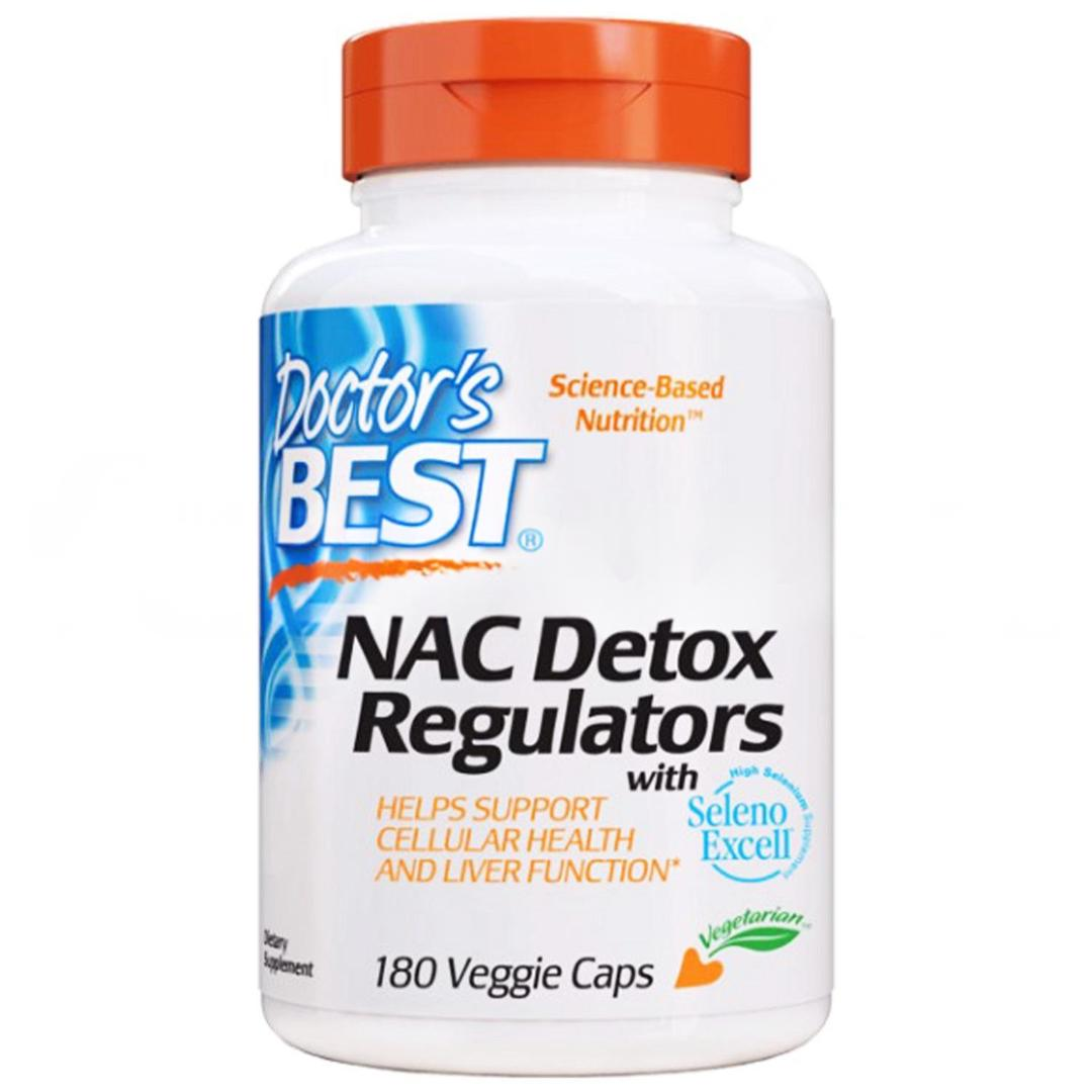 Doctor's Best Nac Detox Regulators 600 mg 180 Veggie Capsul - İthal