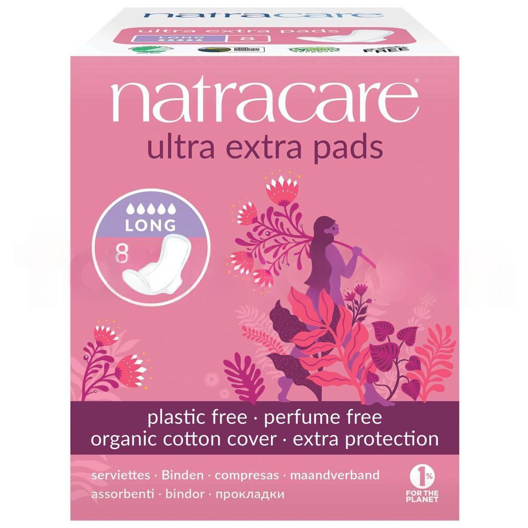 Natracare Ultra Ekstra Ped Uzun 8'li