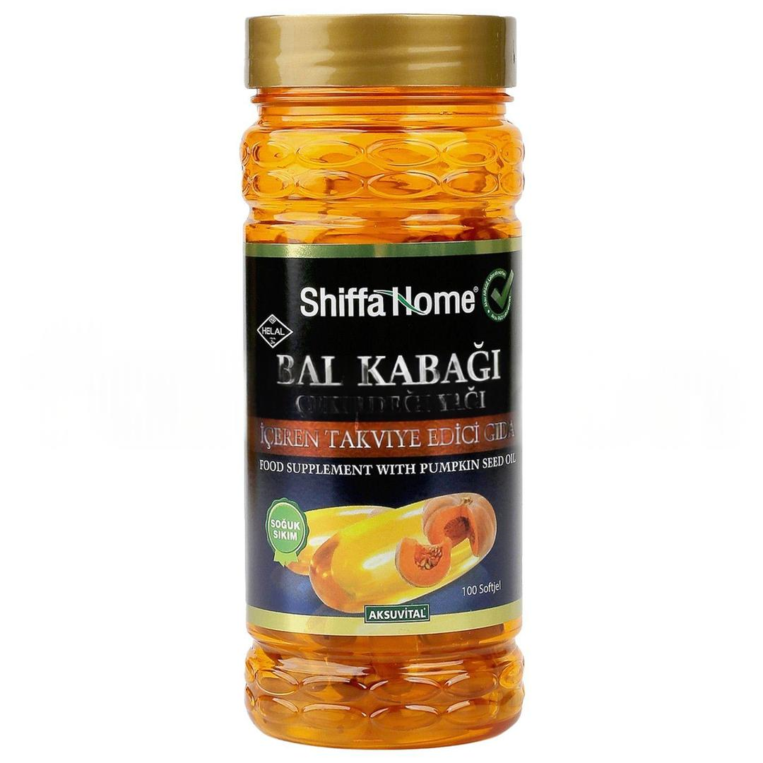 Shiffa Home Kabak Çekirdeği Yağı 100 Softgel