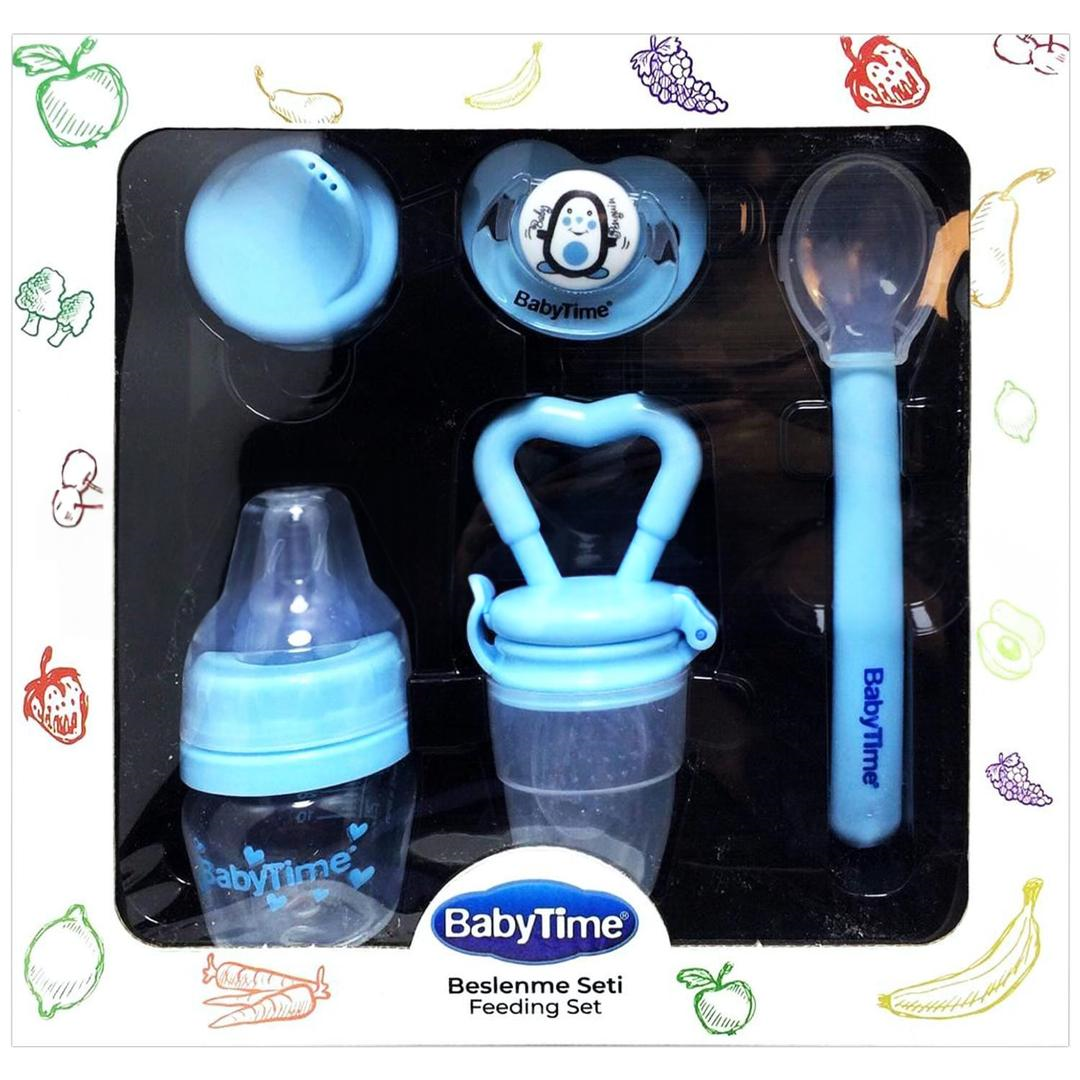Baby Time BT513 Beslenme Seti - Mavi