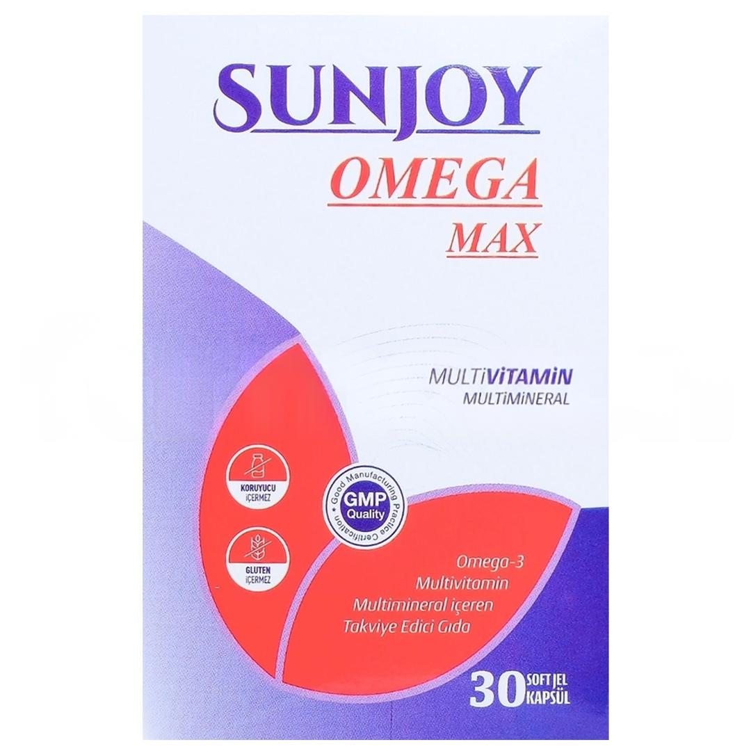 Sunjoy Omega Max Multivitamin 30 Kapsül