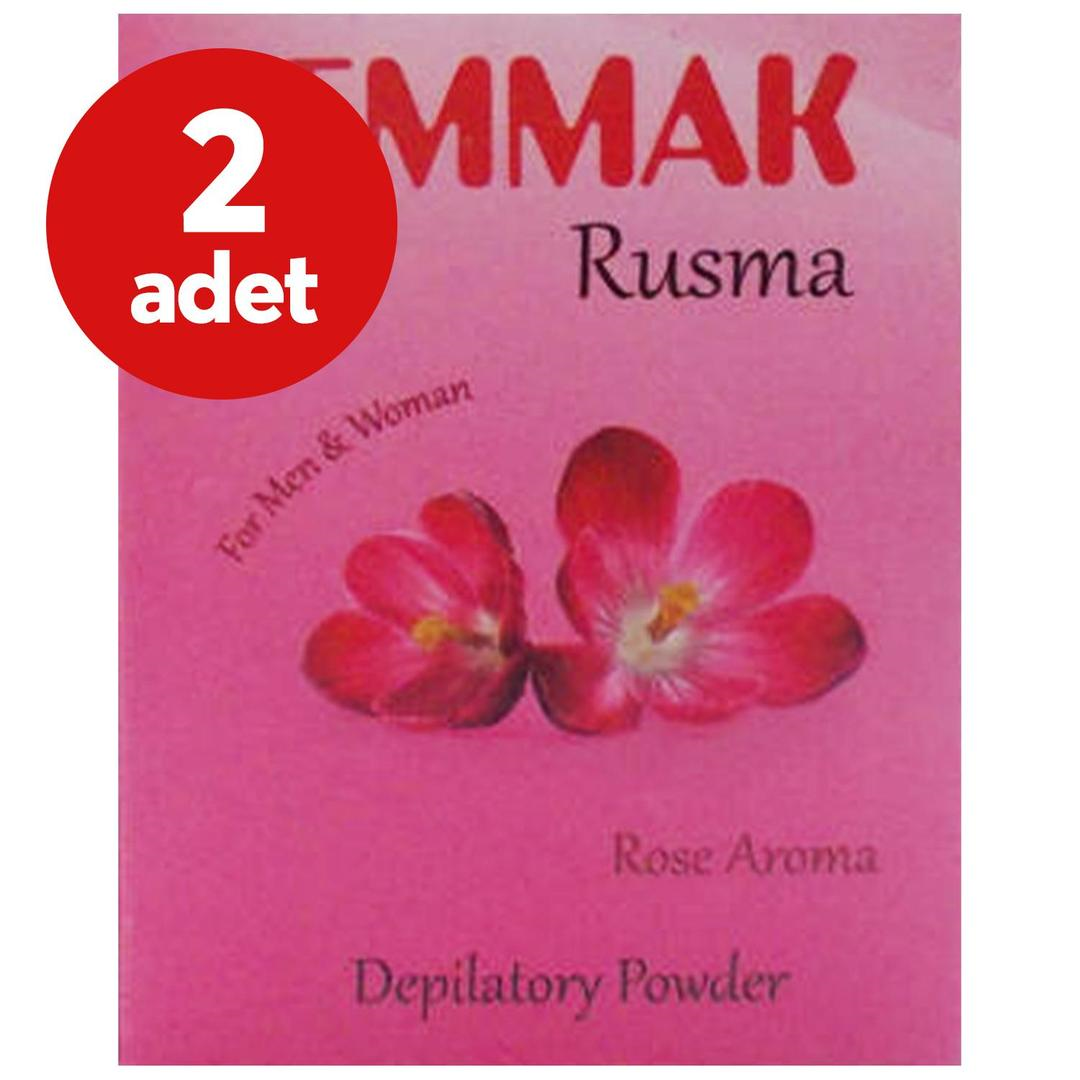 Emmak Tüy Dökücü Toz Gül Aromalı Hamam Otu 80 gr - 2 Adet