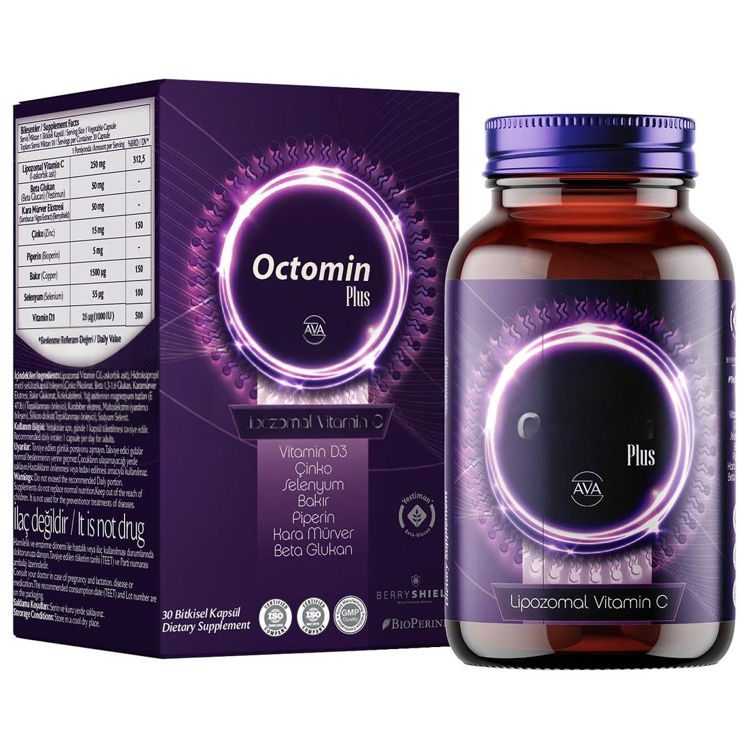 Octomin Plus Lipozomal Vitamin C 30 Kapsül