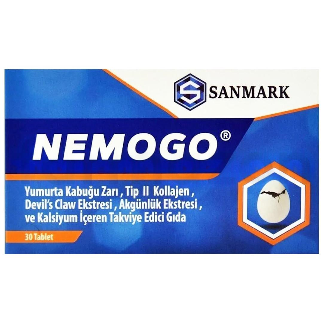 Sanmark Nemogo Yumurta Kabuğu Zarı 30 Tablet