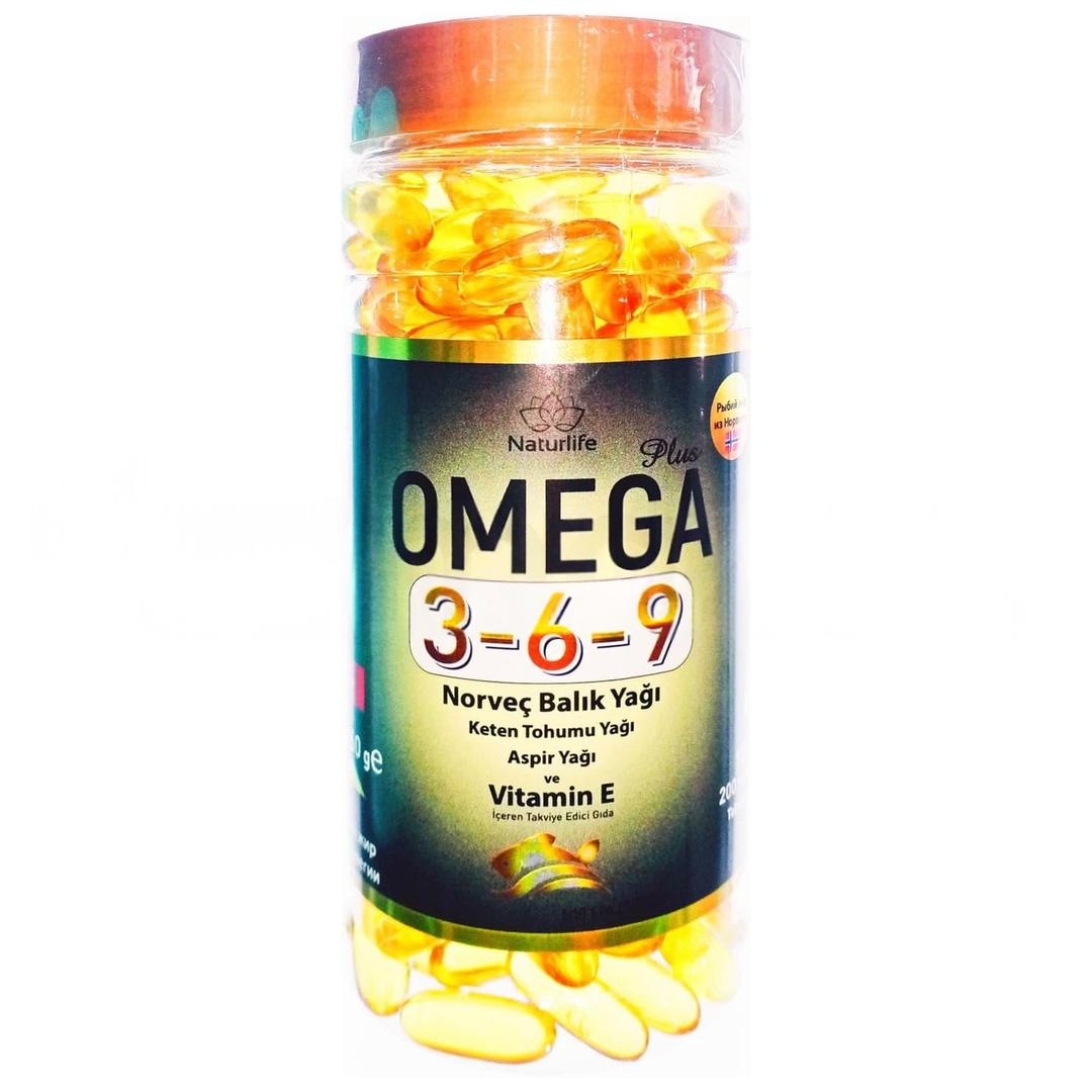 Naturlife Omega 3-6-9 200 Kapsül - Eski Ambalaj
