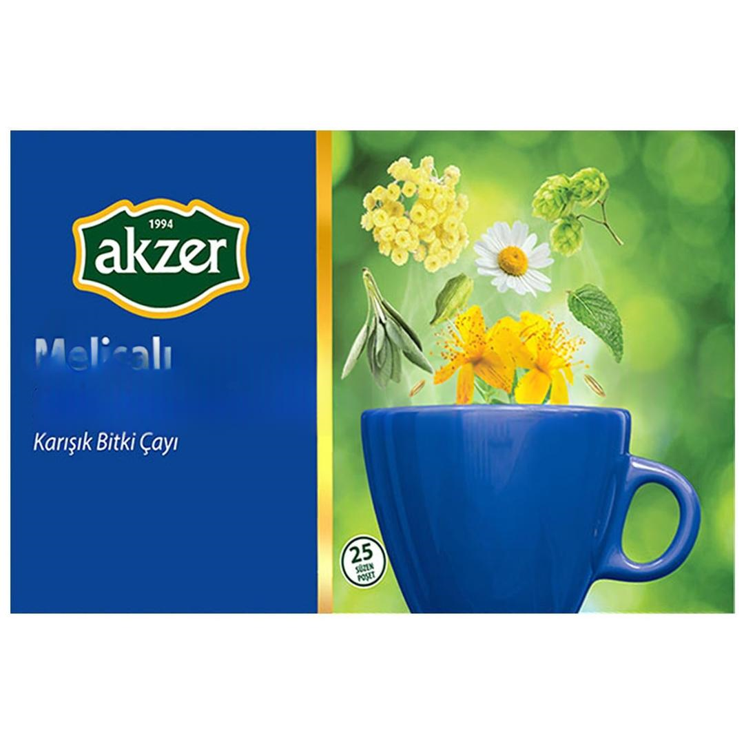 Akzer Melisalı Sarı Kantaronlu Çay 20'li Süzen Poşet