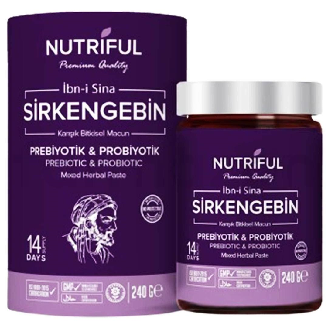 Nutriful İbn-İ Sina Sirkengebin Prebiotik Form Karışık Bitkisel Macun 240 gr