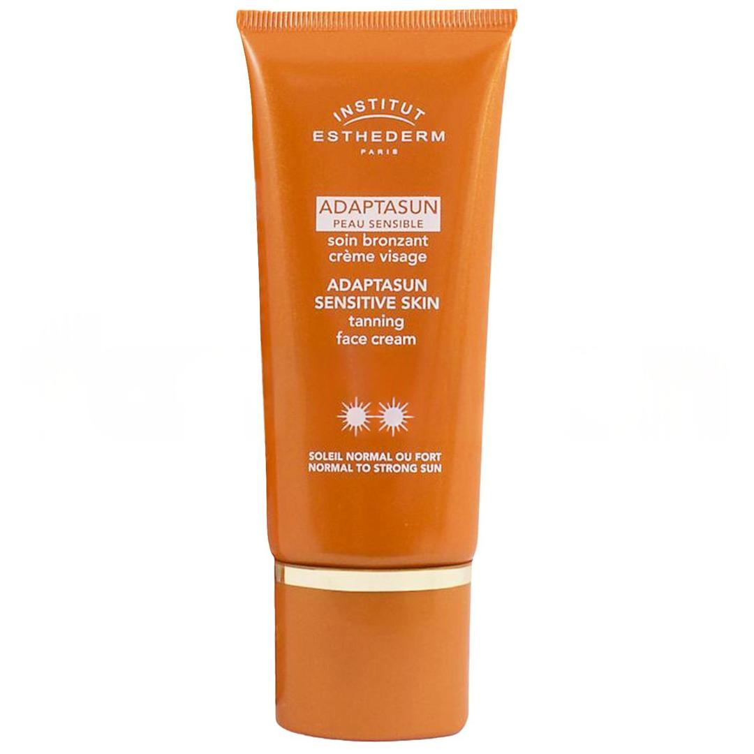 Institut Esthederm Adaptasun Peau Sensible Sensitive Skin Face Cream Normal to Strong Sun 50 ml - Puansız