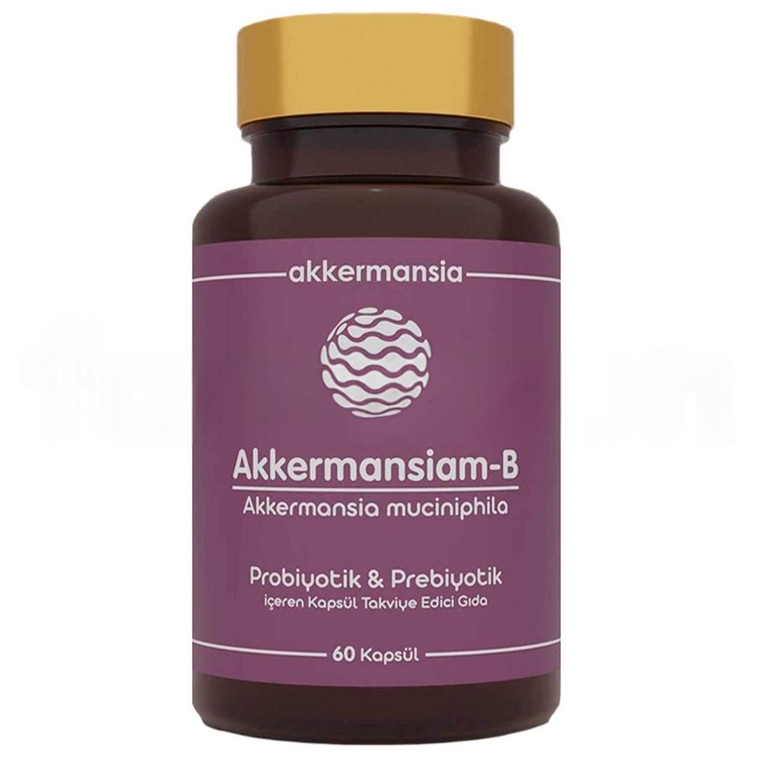 Akkermansiam-B Akkermansia Muciniphila İçeren Takviye Edici Gıda 60 Kapsül