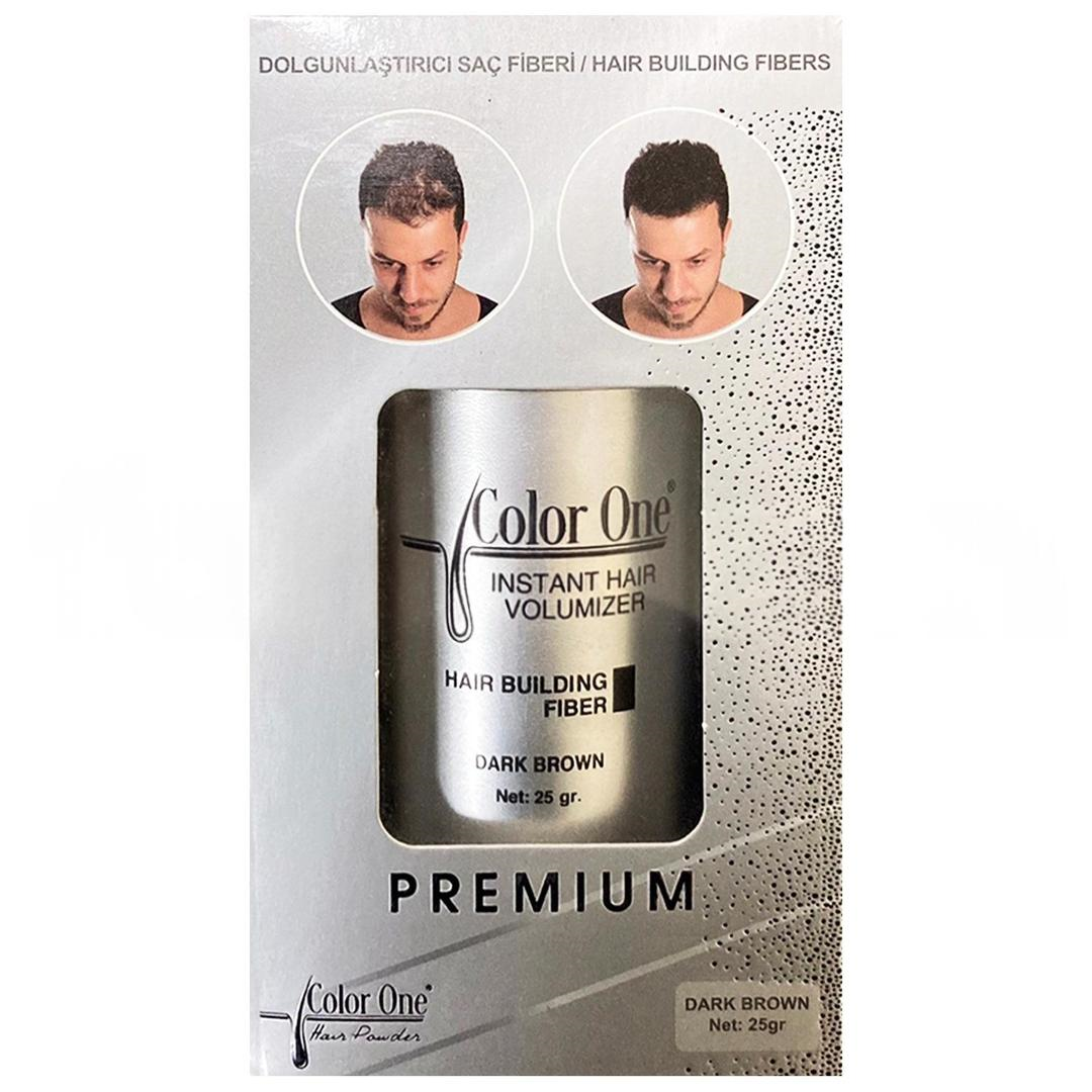 Color One Premium Topik Saç Tozu Koyu Kahverengi 25 gr