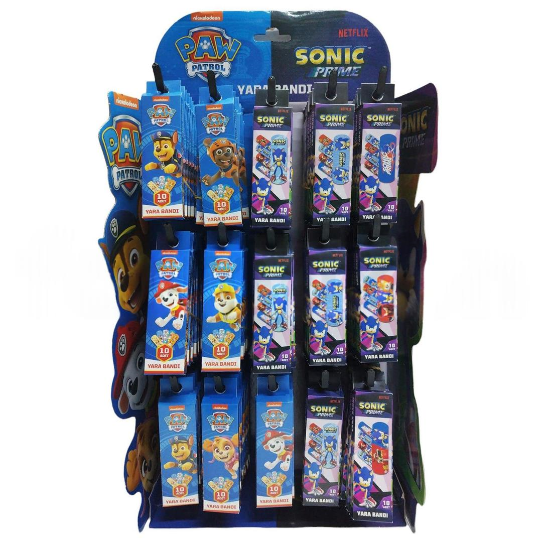 Paw Patrol Sonic Yara Bandı 120'li Stant