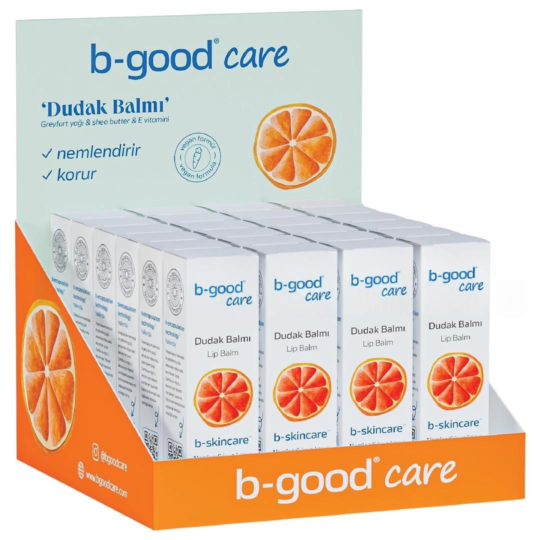 B-Good Care Dudak Balmı 12 ml 16'lı stant