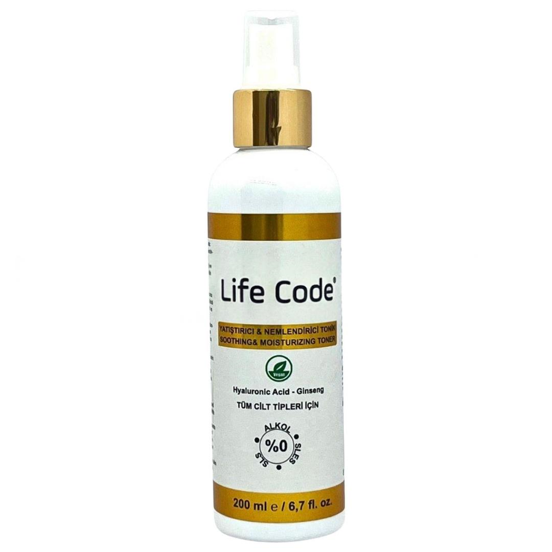 Life Code Yatıştırıcı ve Onarıcı Tonik Hyaluronic Acid 200 ml