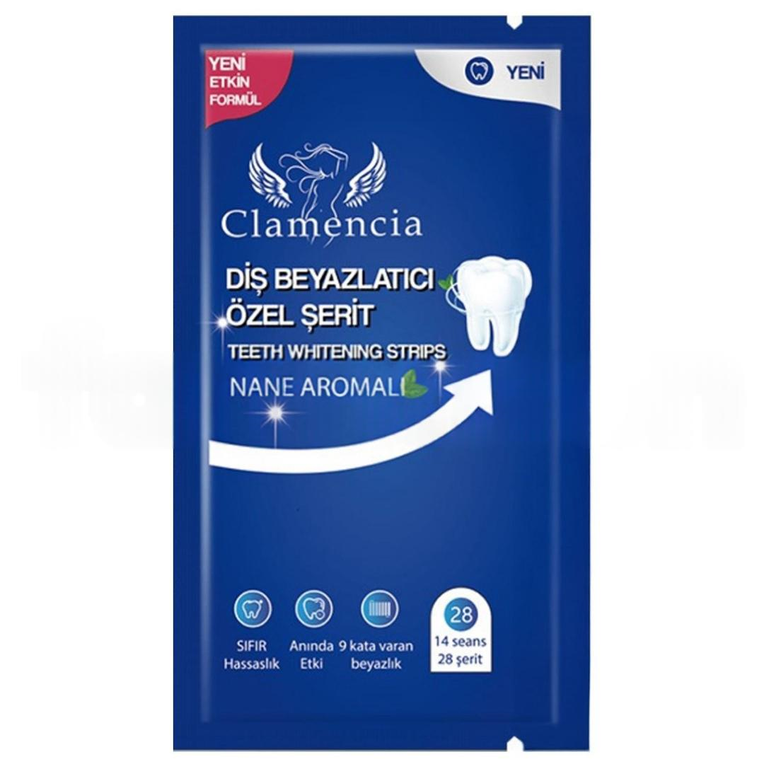 Clamencia Nane Aromalı Diş Beyazlatma Şeridi 28'li