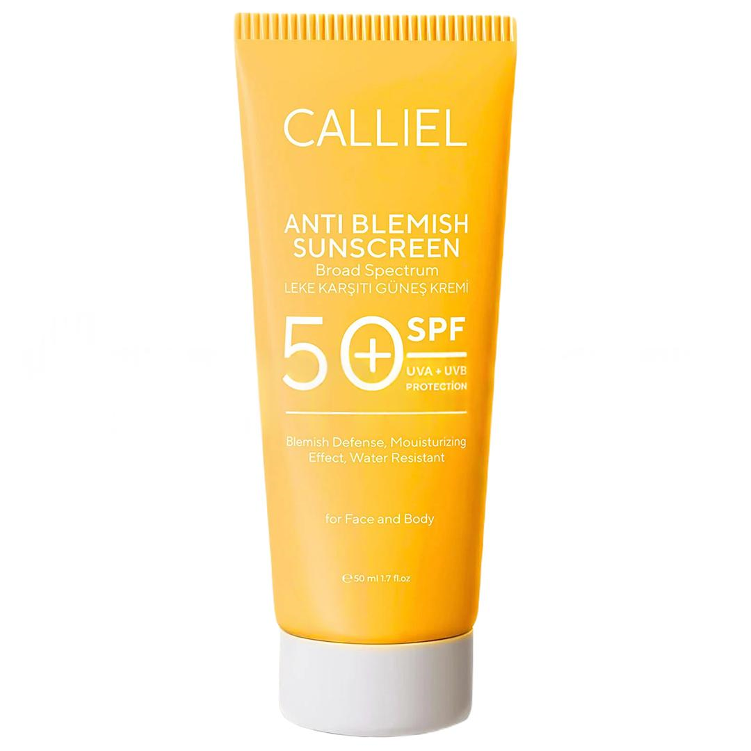 Calliel Leke Karşıtı Tüm Ciltler Için Yüksek Korumalı SPF50+ Güneş Kremi Glutatyon Etkili 50 ml