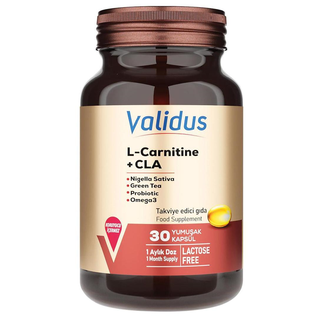 Validus Cla Omega-3 Nigella Sativa Green Tea Probiotic 30 Softgel