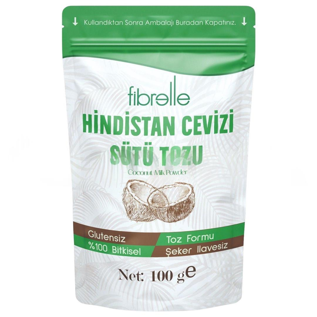Fibrelle Hindistan Cevizi Sütü Tozu 100 gr