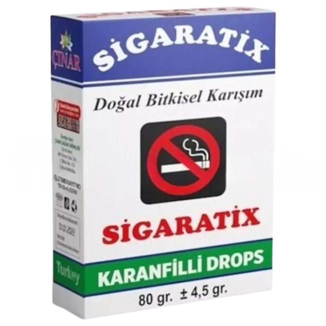 Sigaratix Doğal Bitkisel Karanfilli Drops 12'li Stand
