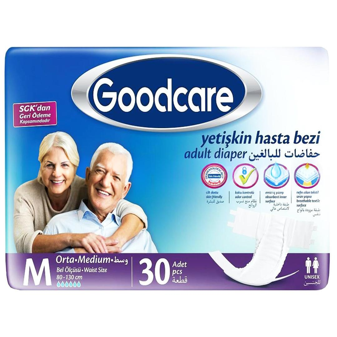 Goodcare Belbantlı Hasta Bezi Medium 30'lu