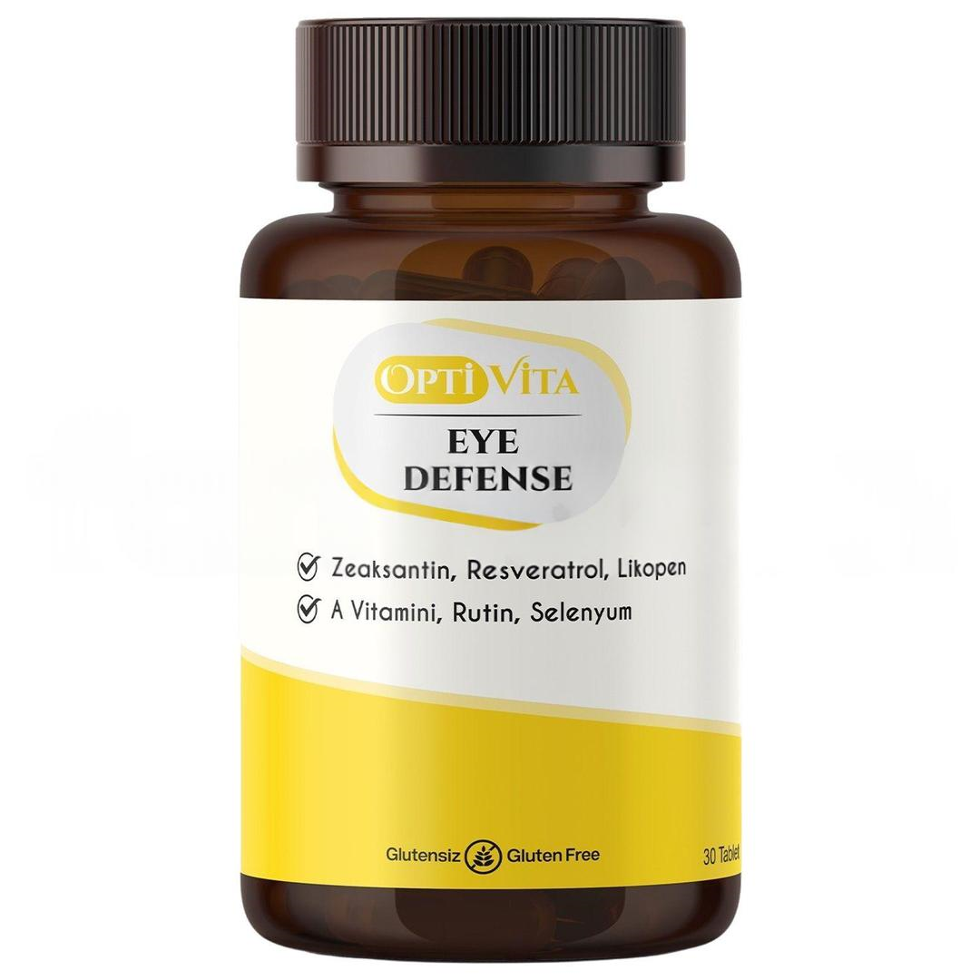 Optivita Eye Defense 30 Likopen Zeaksantin Rutin Resveratrol Göz Sağlığı İçin Multivitamin Tablet