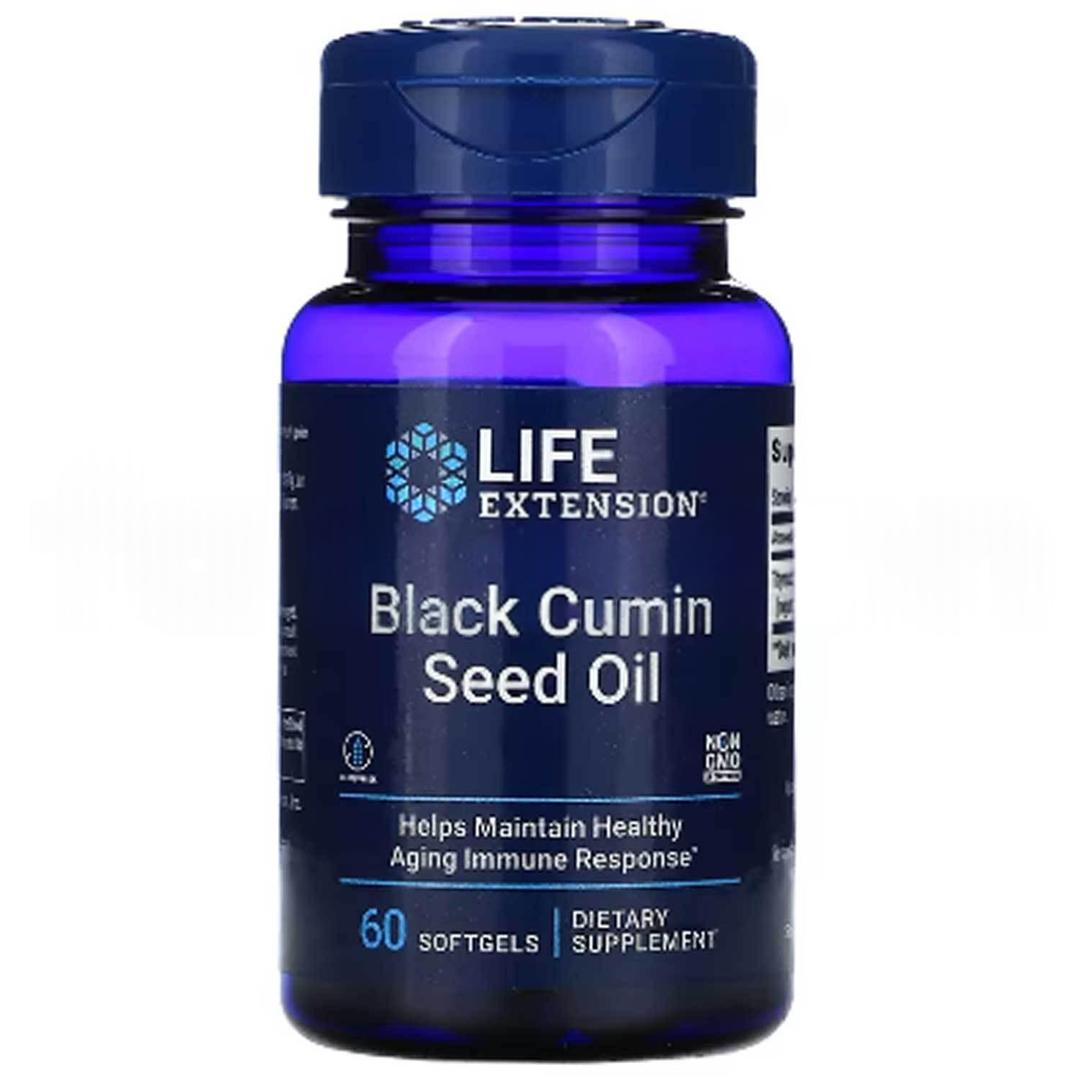 Life Extension Black Cumin Seed Oil 60 Softgels - İthal