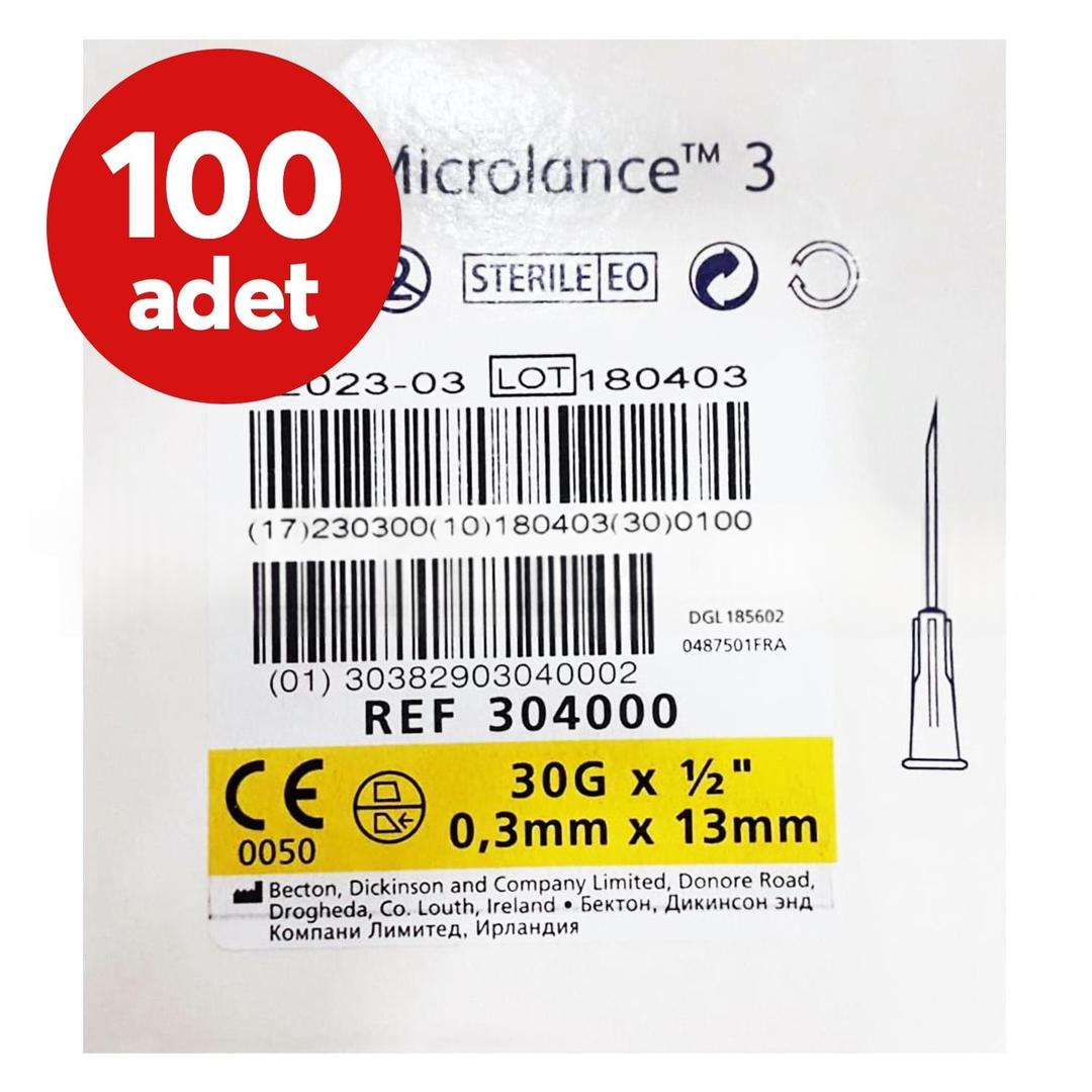BD Microlance Mezoterapi İğnesi 0.3 mm (30G) x 13mm - 100 Adet