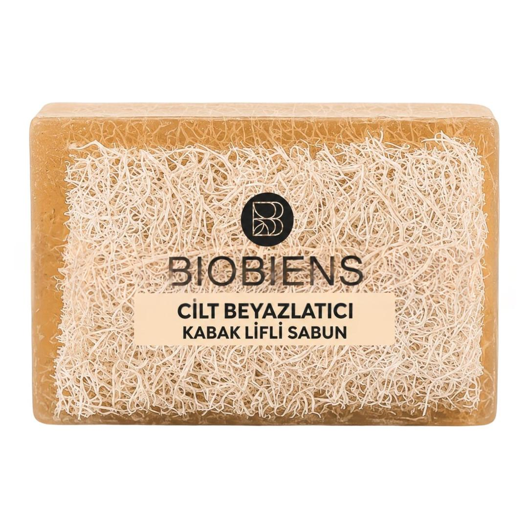 Biobiens Cilt Beyazlatıcı Kabak Lifli Sabun 100 gr
