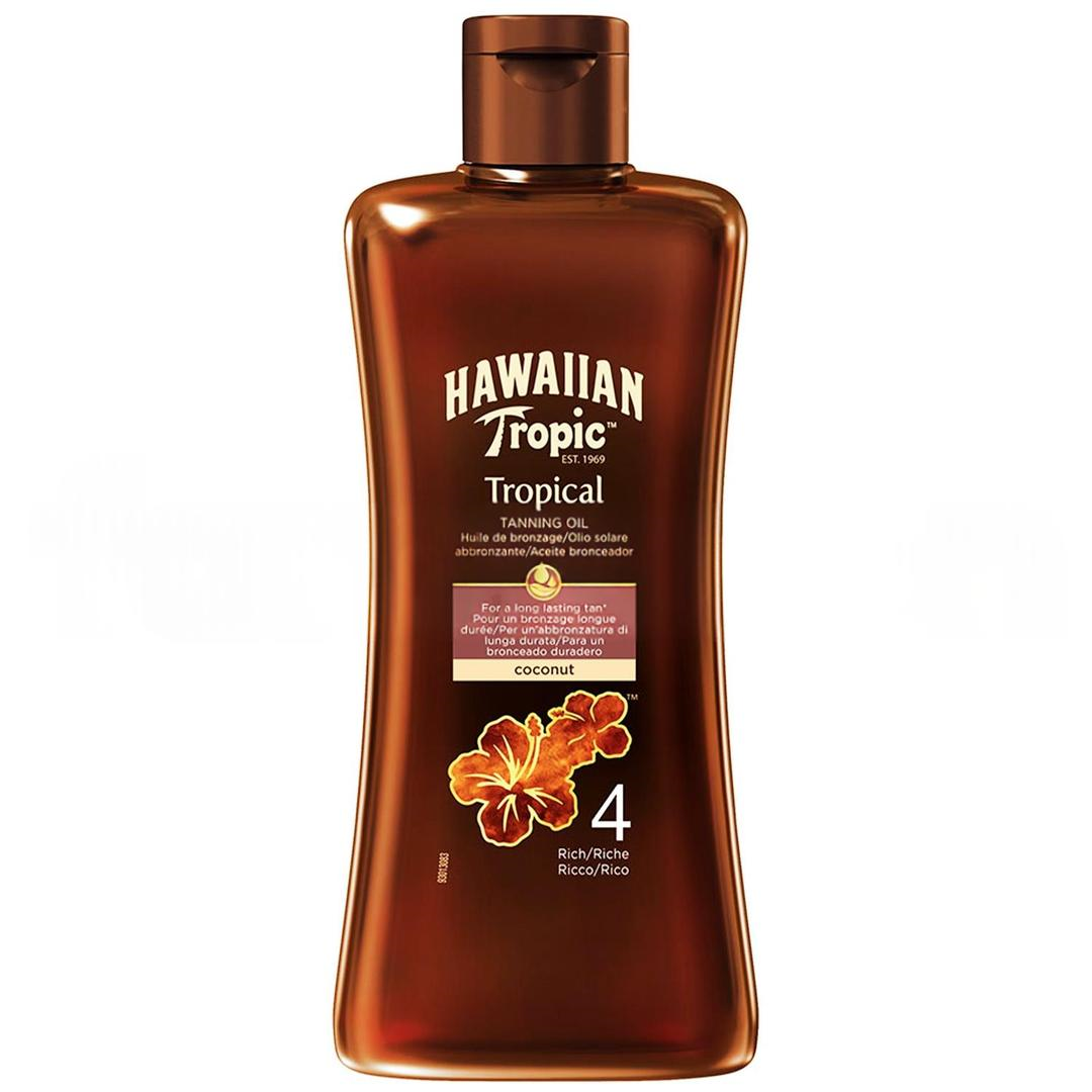 Hawaiian Tropic Tropical Tanning Oil Coconut SPF4 200 ml