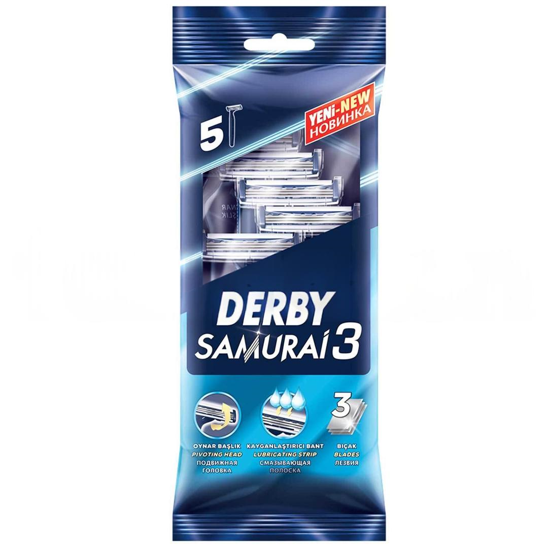 Derby Samurai 3 Bıçaklı Tıraş Bıçağı 5'li