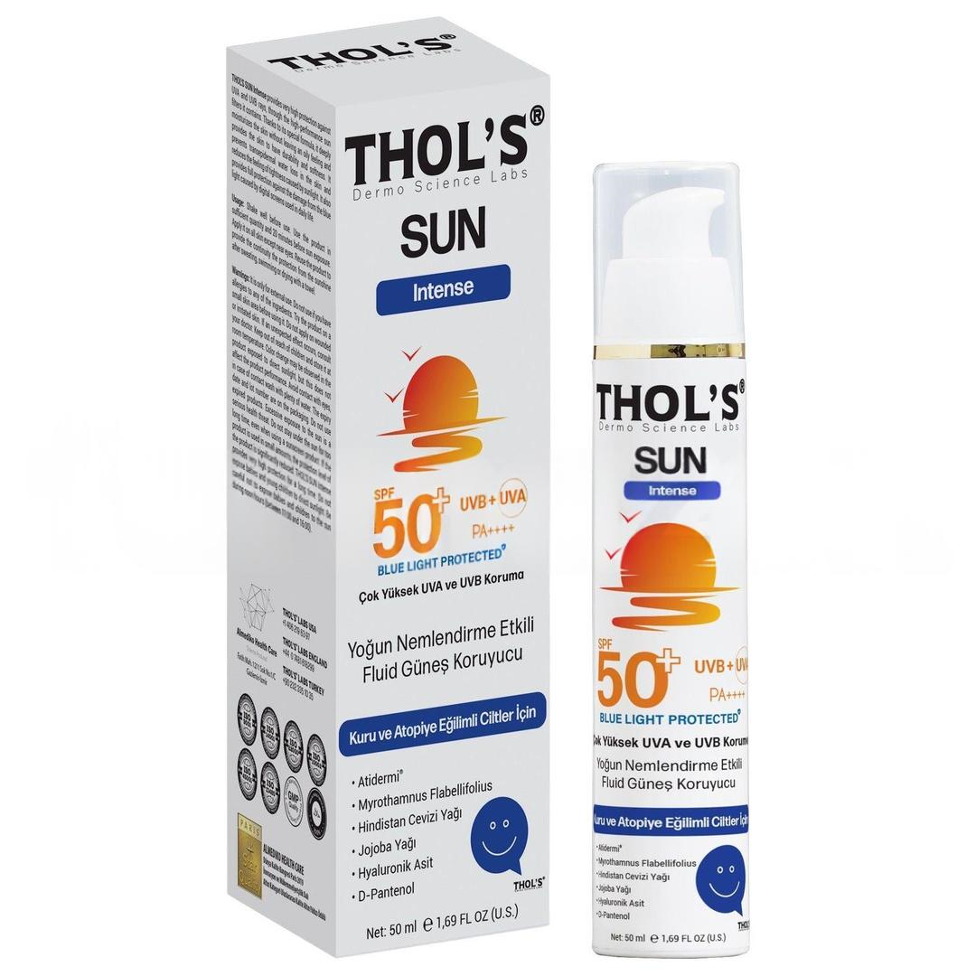 Thol's Sun Intense TB7 Kuru ve Atopiye Eğilimli Ciltler İçin Fluid Güneş Koruyucu SPF50+ 50 ml