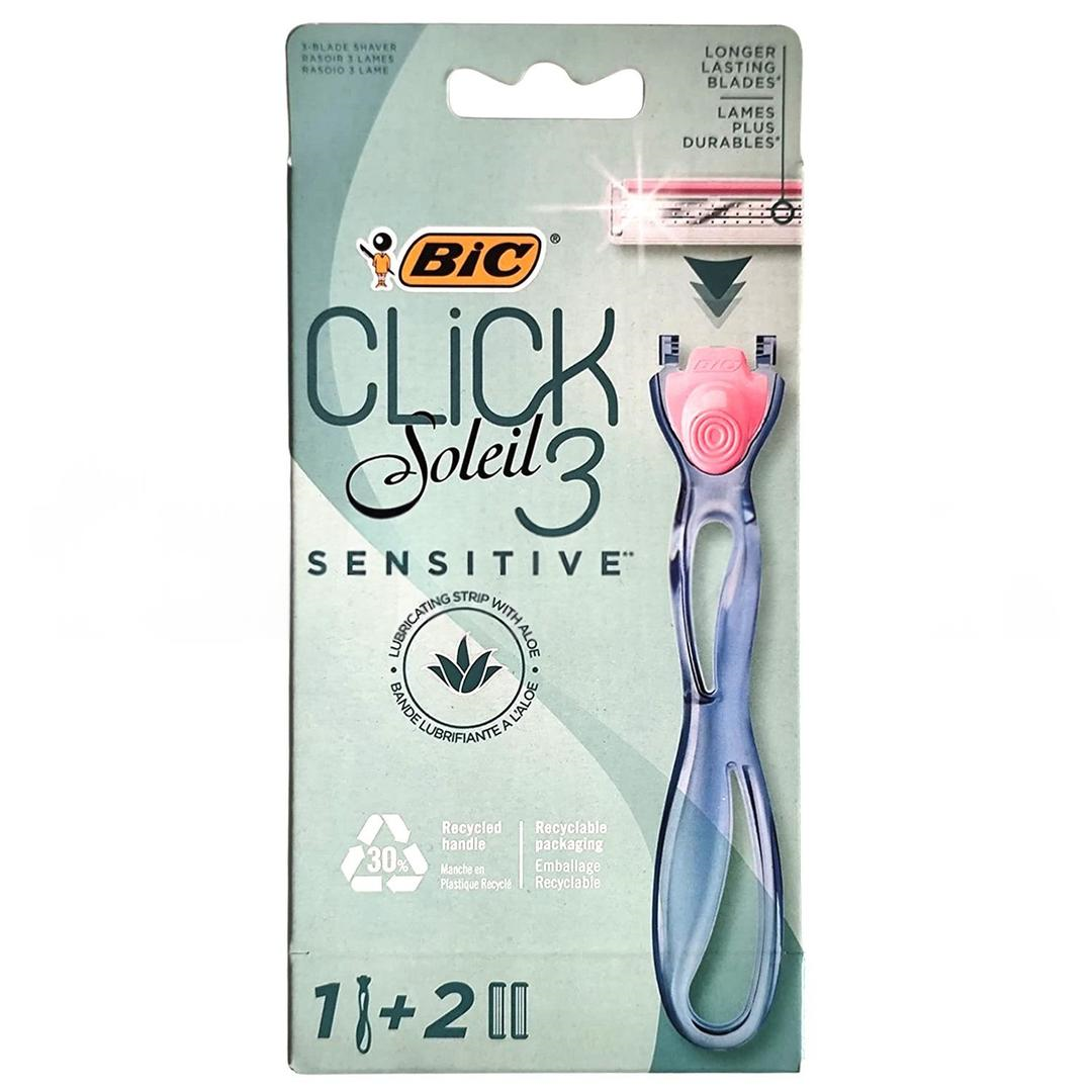 Bic Soleil Click Kadın Sistem Tıraş Bıçağı 1 Sap + 2 Yedek Kartuş