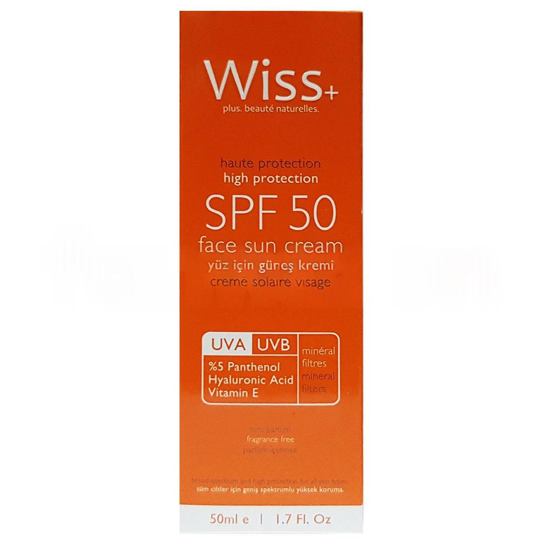 Wiss Plus Güneş Kremi Yüz İçin SPF50 50 ml