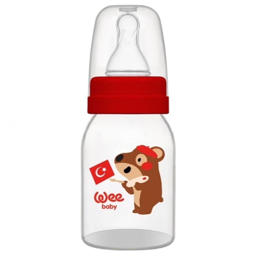Wee Baby 851 Klasik PP Biberon 125 ml - Kırmızı