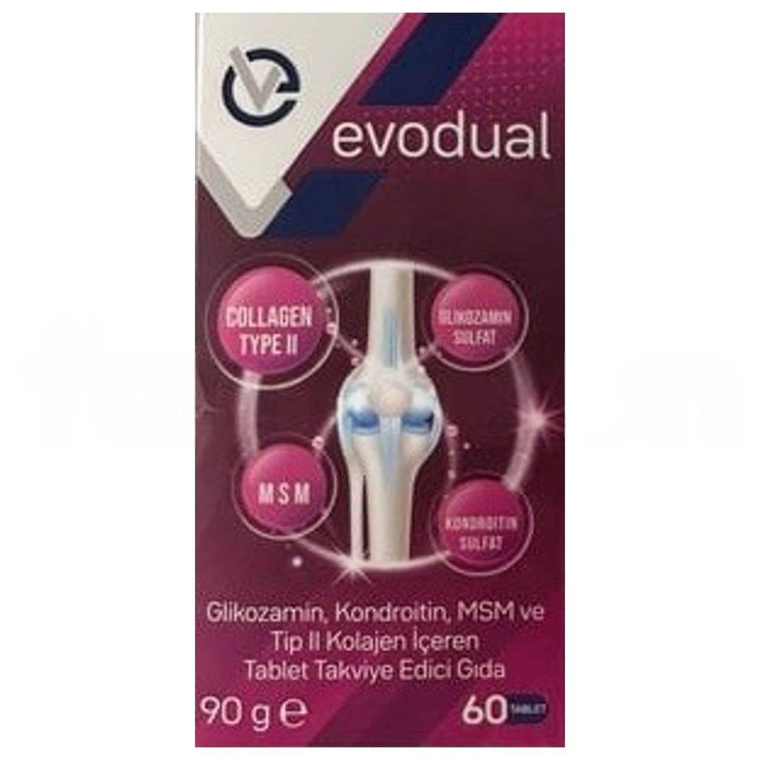 Evodual Glukozamin Collagen Type II 60 Kapsül