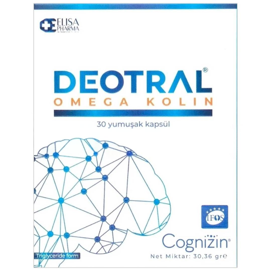 Deotral Omega Kolin 30 Softgel Kapsül