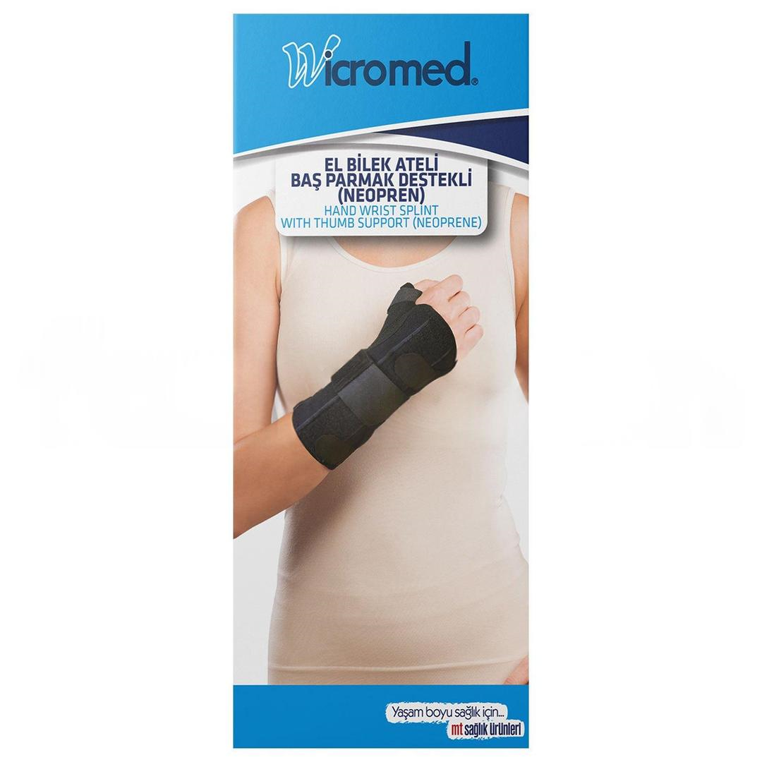 Wicromed Neopren El Bilek Ateli Baş Parmak Destekli No: 2