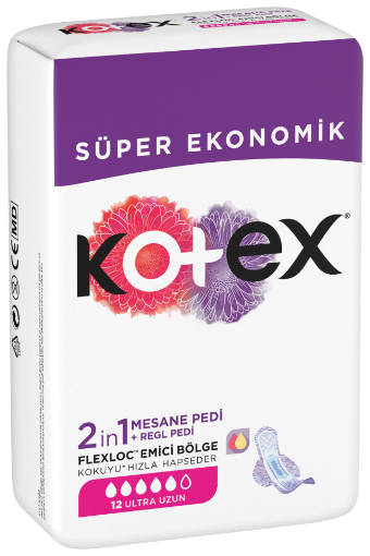 KOTEX 2IN1 REGL+MESANE ULTRA UZUN(12x16)