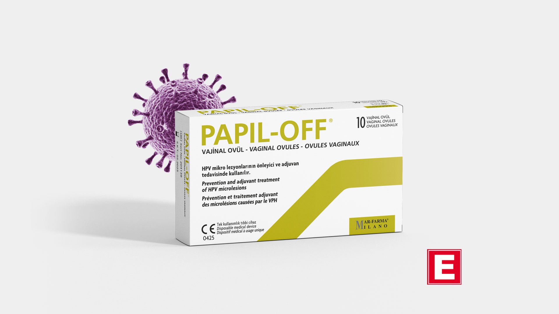 PAPIL-OFF 10 VAGINAL OVUL