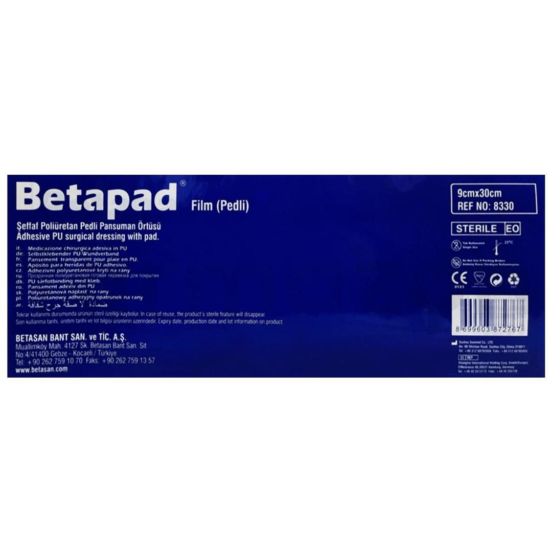 Betapad Hazır Pansuman Örtüsü 9cm x 30cm