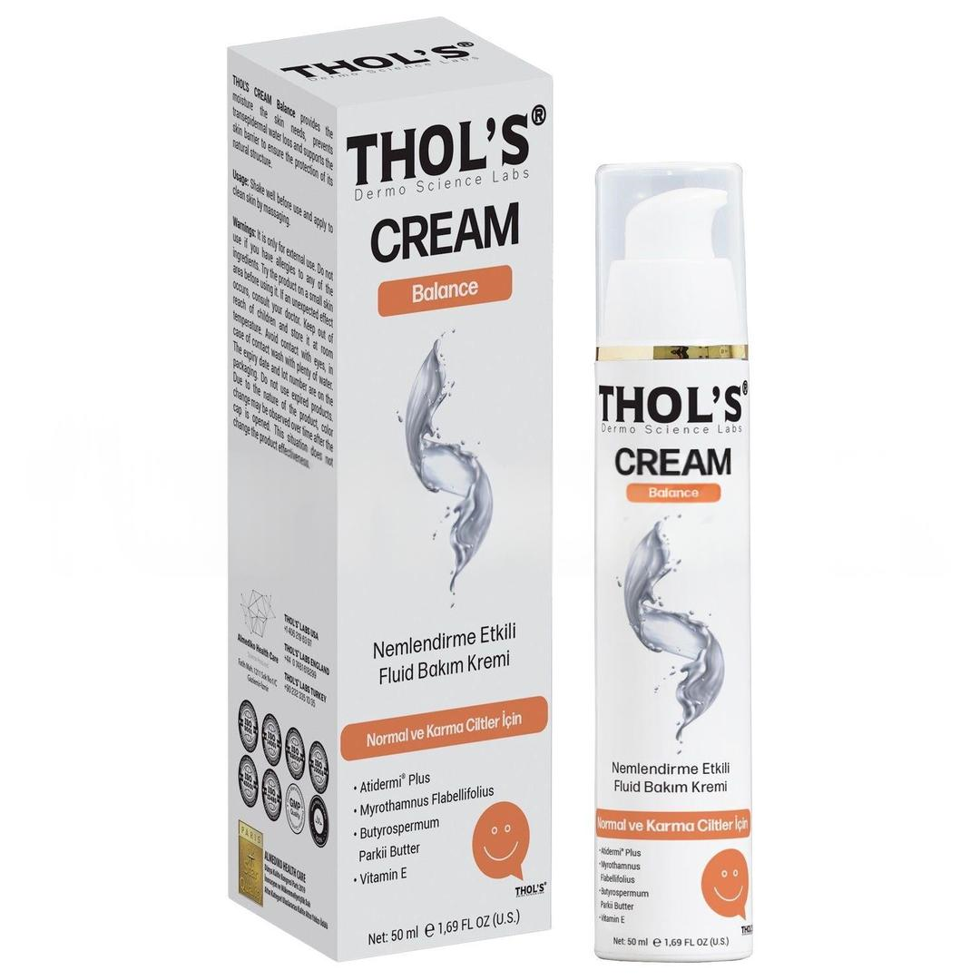 Thol's Cream Balance TB20 Normal ve Karma Ciltler İçin Fluid Bakım Kremi 50 ml