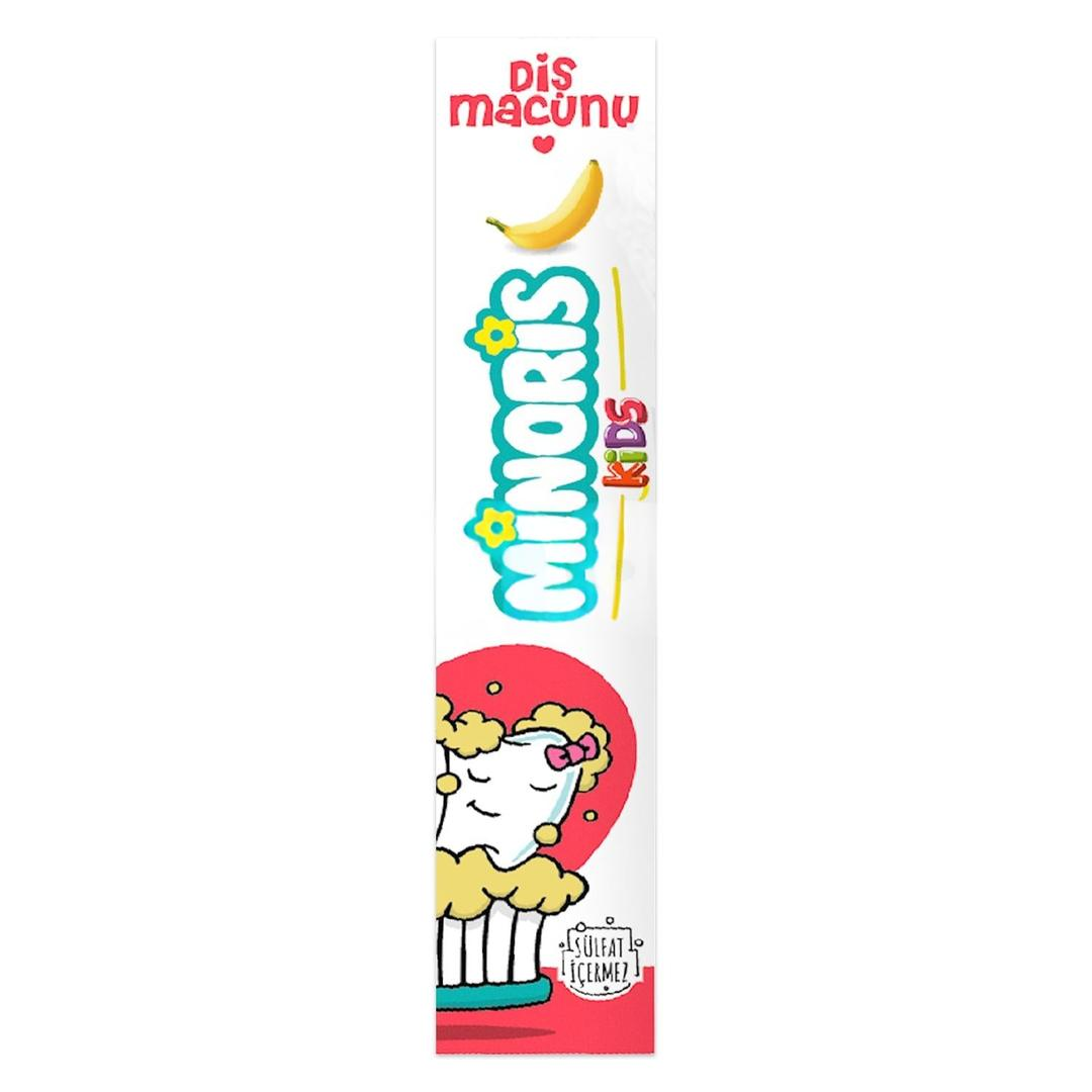 Minoris Kids Çocuk Diş Macunu Florürsüz Sülfatsız 75 ml