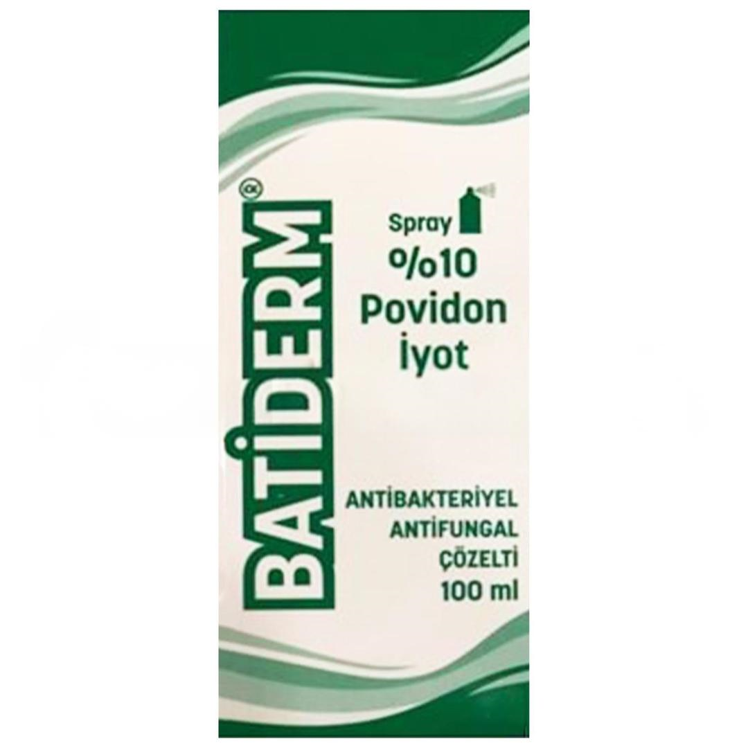 Batiderm Antibakteriyel Antifungal Çözelti Sprey 100 ml