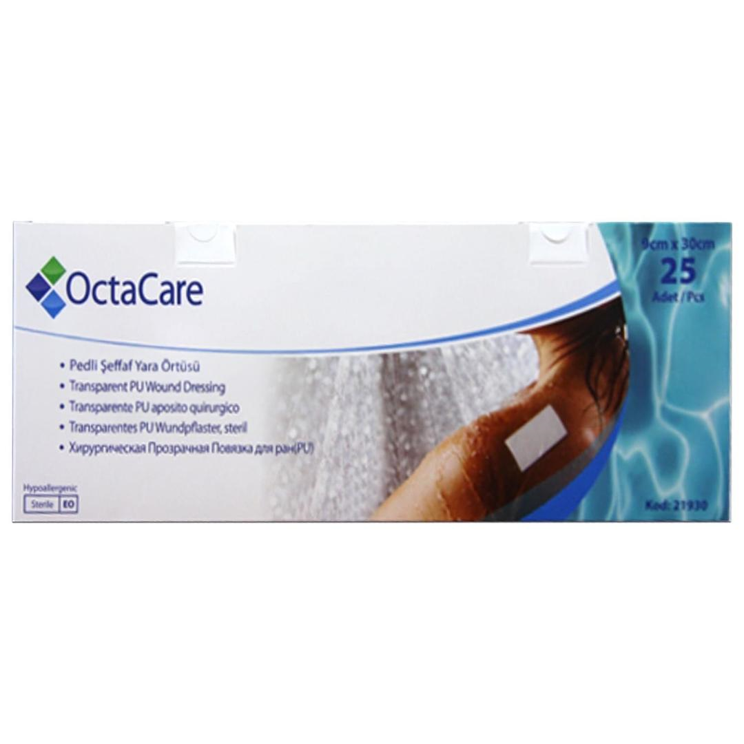 Octacare Steril Şeffaf Yara Örtüsü 9cm x 30cm 25'li