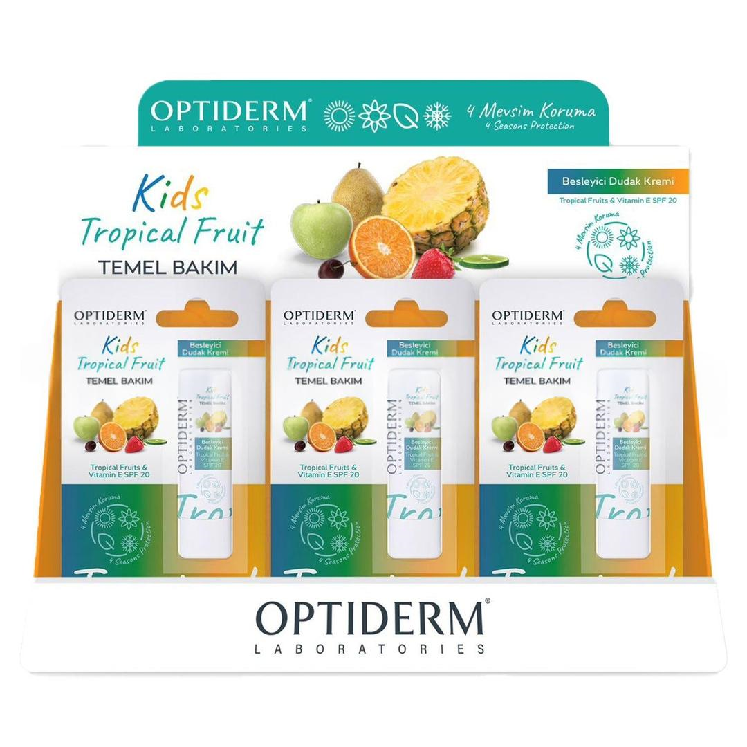 Optiderm Lip Stick Kids SPF20+ - 12'li Stant