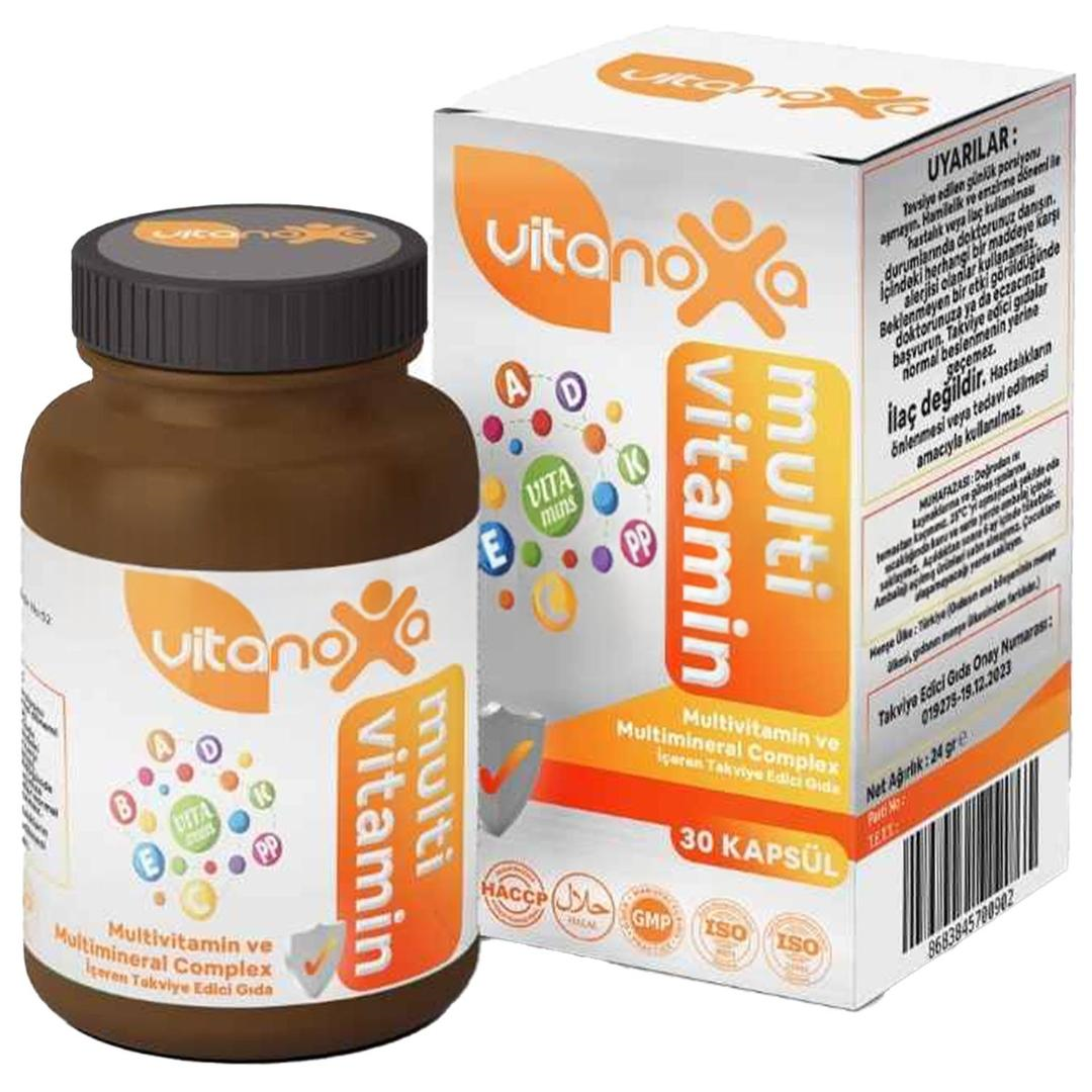 Vitanoxa Multivitamin ve Multimineral Complex 30 Kapsül